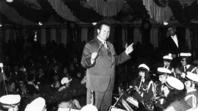 Otto Winheim als Dirigent 1972