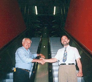 Emrich, Kronawitter 1999 Rolltreppe